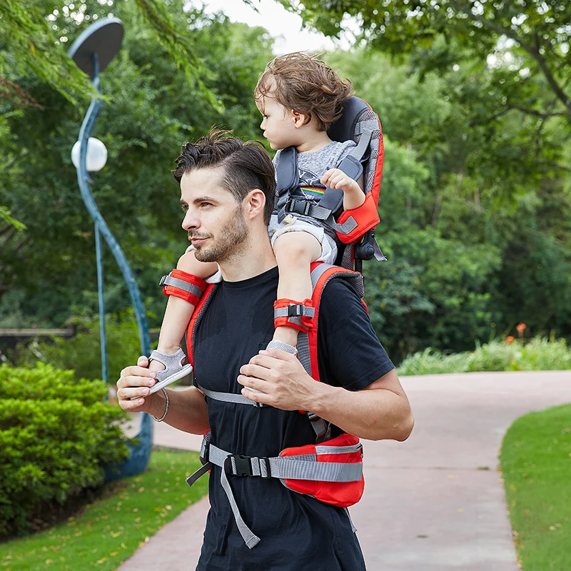 Child Shoulder Carrier Baby Toddler Hiking Backpack Ankle St