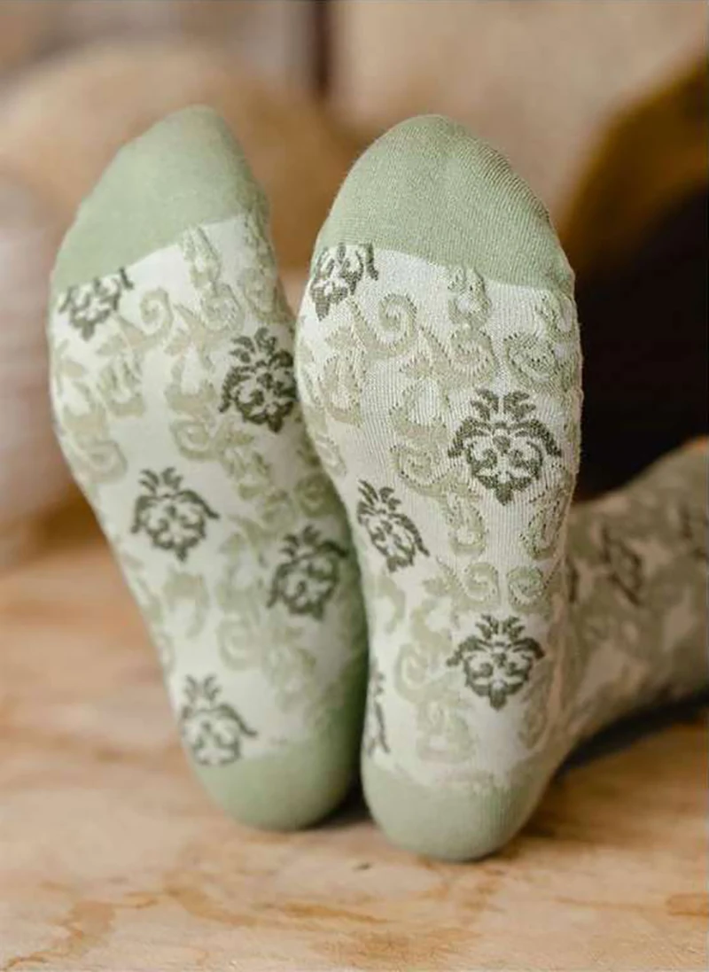 5 Pairs/ Lot Dreamlikelin Woman Socks Harajuku Retro Embroidery Spring 3D Knitting Flowers Embossed Print Lolita Christmas Gift
