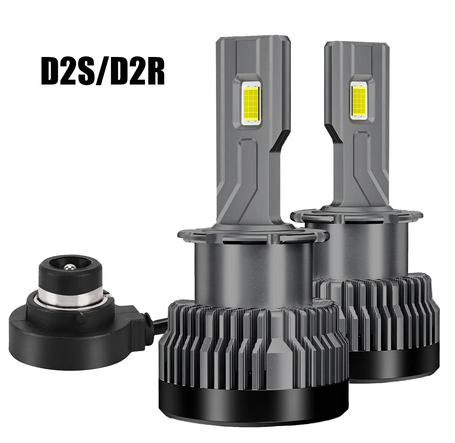 

Комплект Из 2 Светодиодных Ламп Для Автомобильных Фар D2S D4S D1S D3S D8S D2R D4R, 30000 Лм, Совместимые С Canbus, 6000K