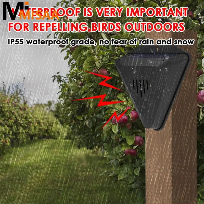 

Alarm Siren Siren Waterproof Flash Alarm Lamp Outdoor Drive Away Wild Animals Waterproof Timing Siren Strobe Light Solar Alarm