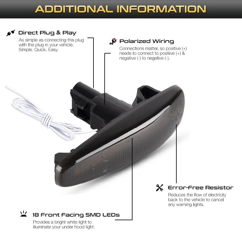 Для Mitsubishi Lancer Evo X Mirage Outlander боковые габаритные огни Янтарные последовательные