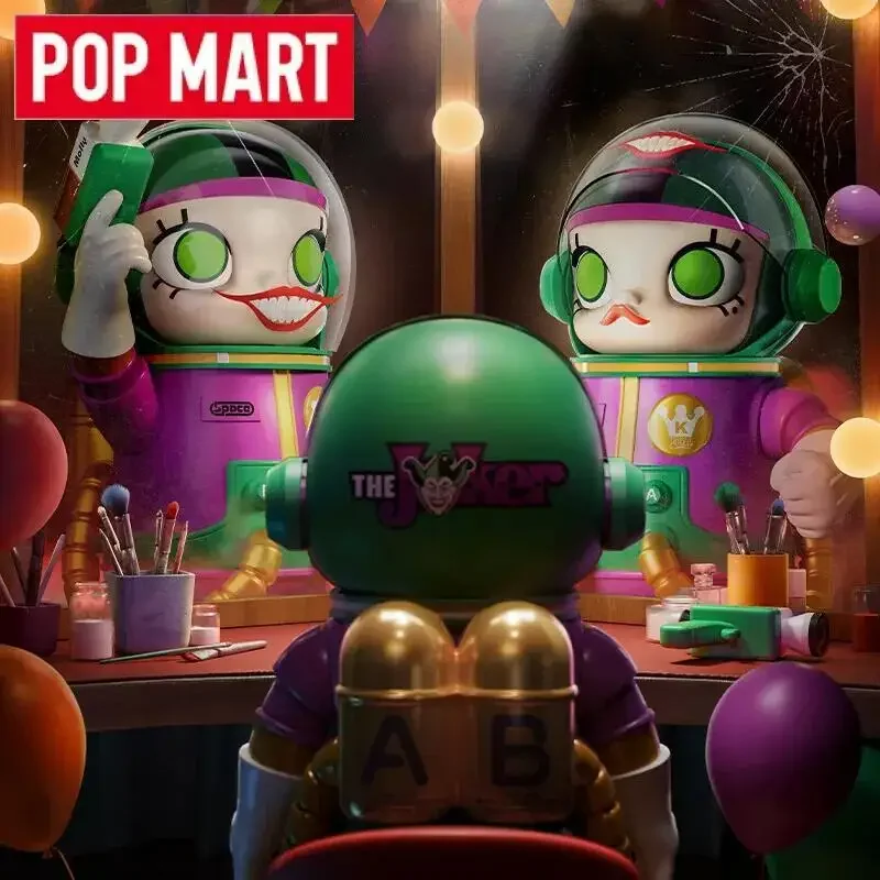 POP MART Mega Space Molly Joker 400% серия, оригинальная слепая коробка, сумка для догадок, игрушки, украшения, загадочная коробка, настольные фигурки, домашний декор (art.: 3920d306ba045) - 3920d306ba045