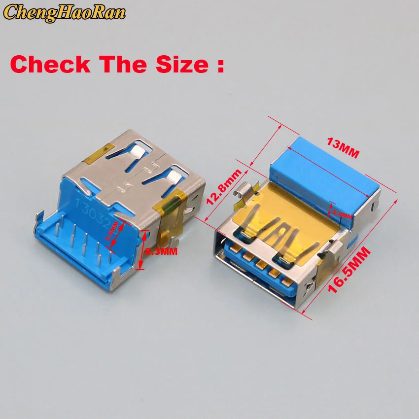 

1-10pcs USB 3.0 Jack Data Port Connector For Laptops Lenovo E49L K29 K49 K49A G480 G480A G580 G580A Female Socket