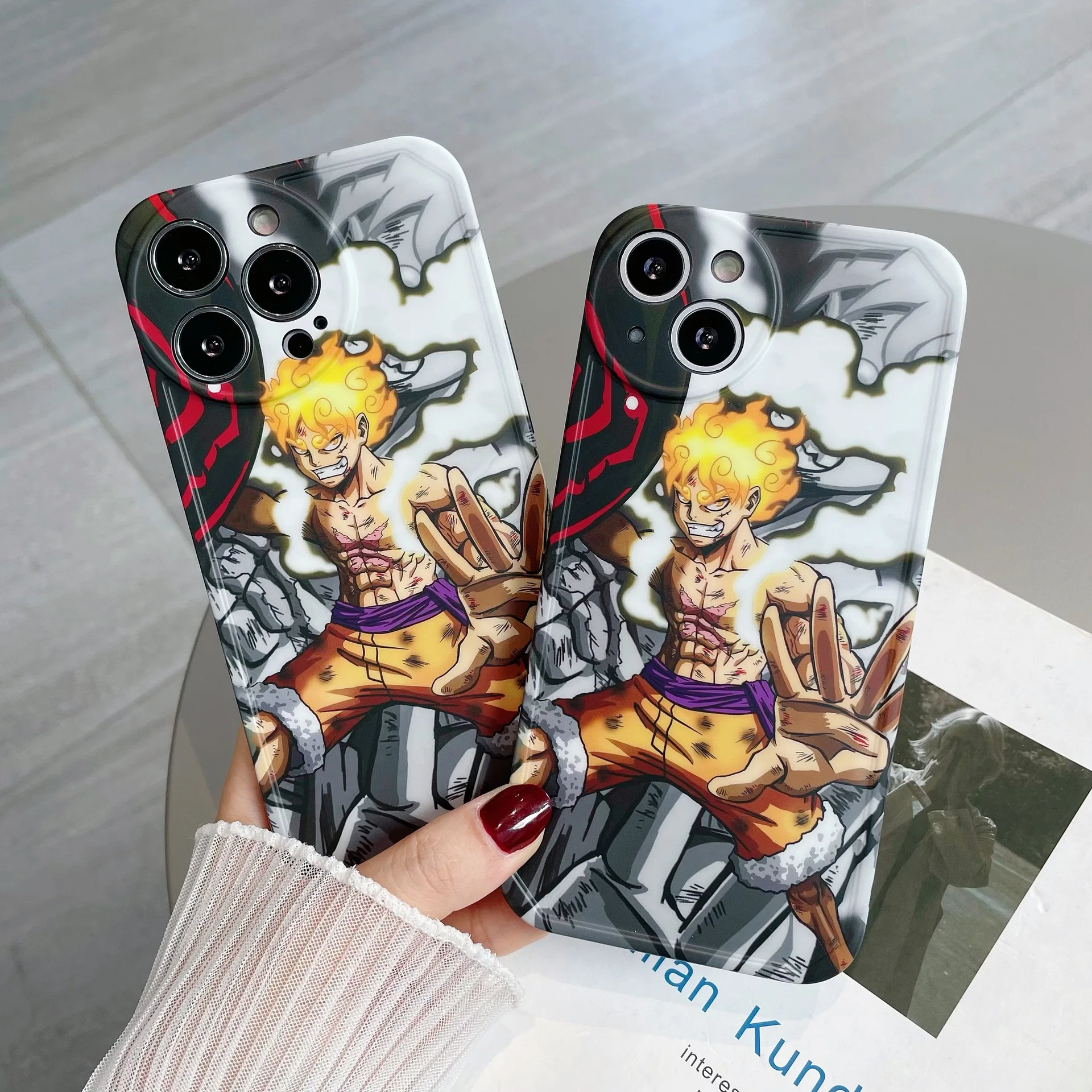 

Individual Creativity Luffy Phone Case Cover for IPhone 11 12 13 Pro X XR XS Max Shockproof Case for IPhone 13 Cases