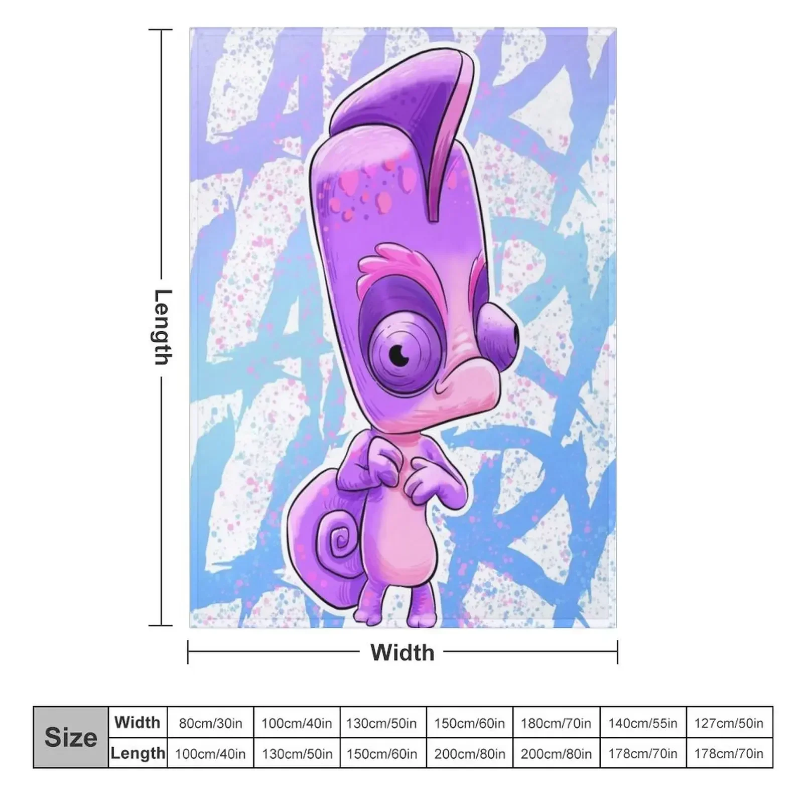 Одеяло ZOOBA Larry The Cameleon декоративное одеяло термобелье для путешествий полярные