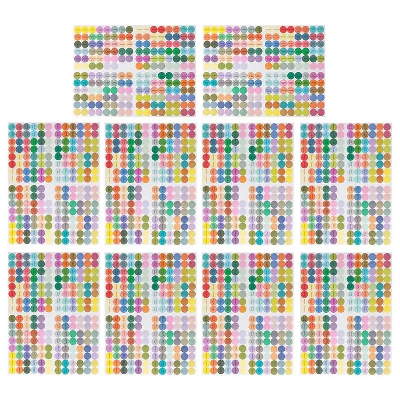 

10 шт., наклейки на бутылки для ароматерапии