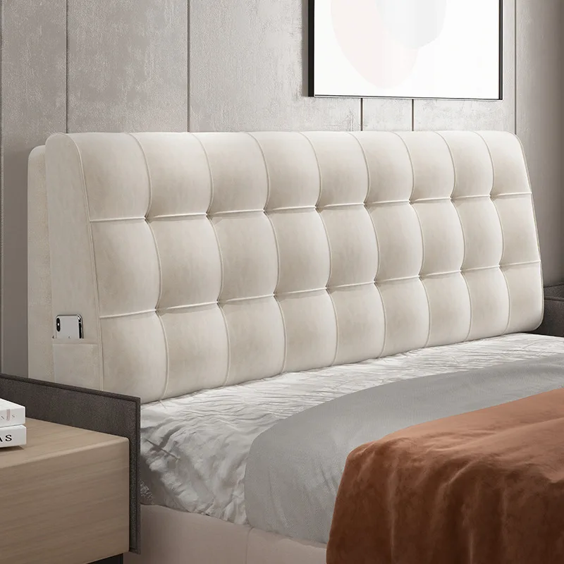 

Flannelette Bed Backrest Bedside Upholstered Bed Cushion Pillow Large Backrest Upholstered Cushion Headboard Bed Head Freeship