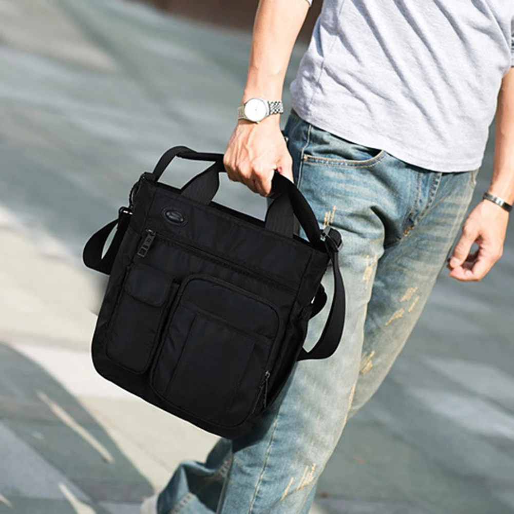 

Men Crossbody Bag Large Capacity Pillow Crossbody Bag Breathable Durable with Zipper Adjustable Shoulder Strap for Cycling Sport