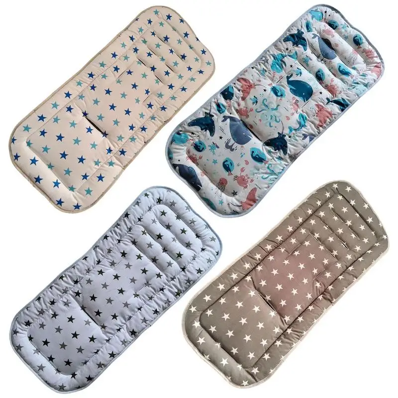 Baby Seat Pad Liner For Stroller Breathable Stroller Liner Insert Cover Stroller Cushion Pad Universal For Baby Carrier Pram