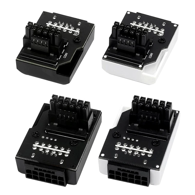 Разъем питания 16pin (12 + 4pin) ATX3.0 12VHPWR 450W графическая карта GPU 180 градусов адаптер для