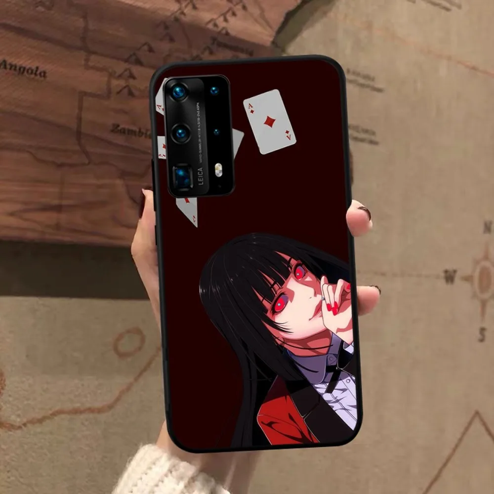 Japanese Anime Kakegurui Jabami Yumeko Phone Case For Huawei P 8 9 10 20 30 40 50 Pro Lite Psmart Honor lite 70 Mate 20lite