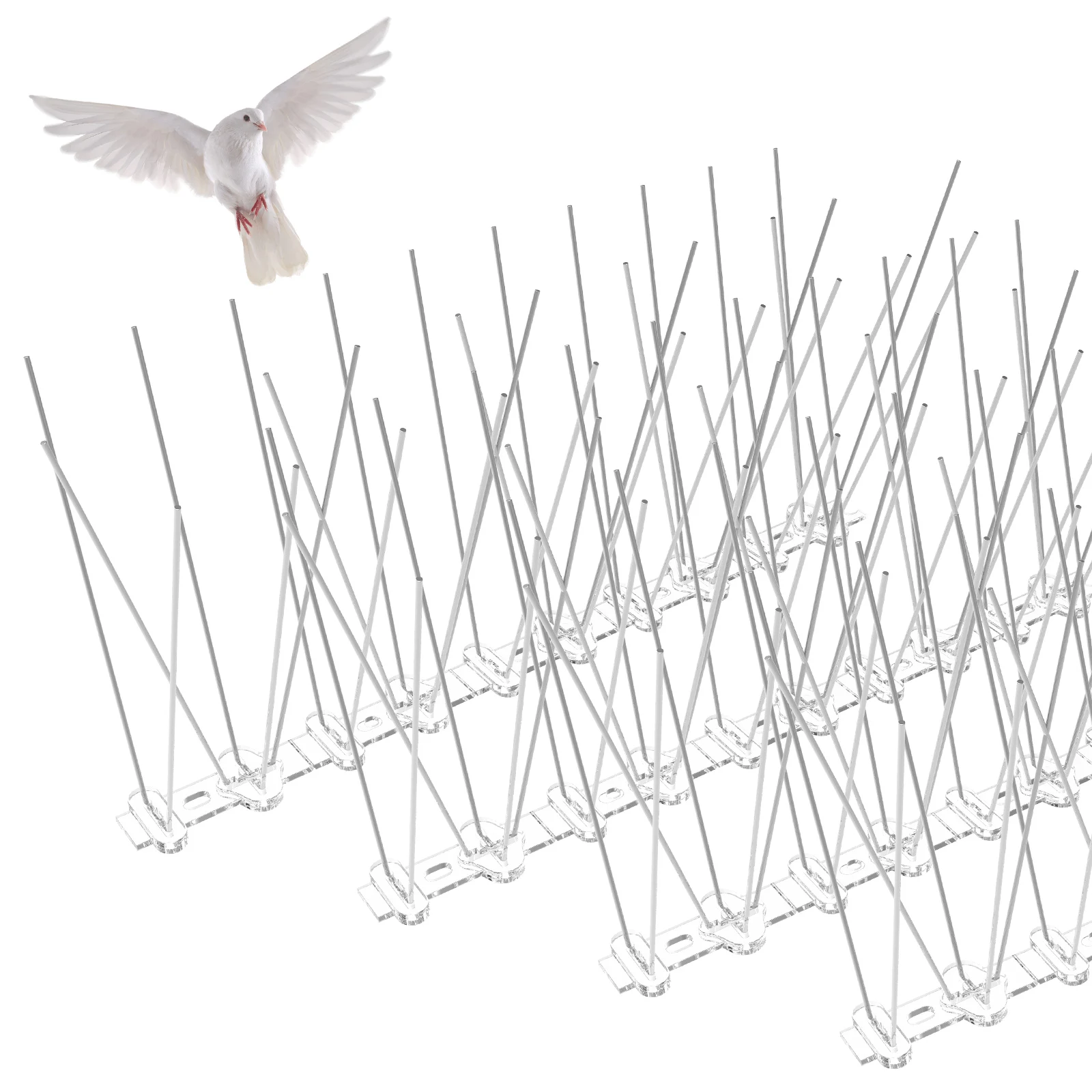 

12 шт., шипы для птиц, из нержавеющей стали