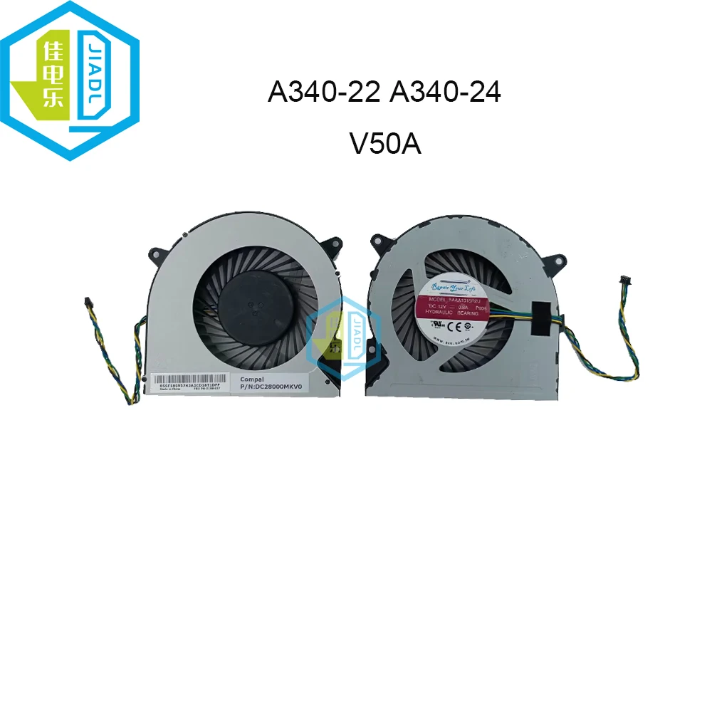 Кулер для охлаждения процессора ноутбука Lenovo AIO-520C 24ICB A340-22ICB BAAA1015R2U P006 01MN927 DC28000MKV0