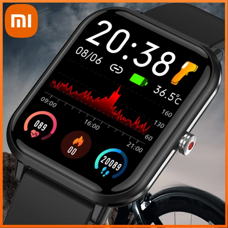 

Xiao Mi New Smart Watch Ladies Full Touch Screen Sports Fitness Watch IP67 Waterproof Bluetooth for Android IOS Smartwatch Men