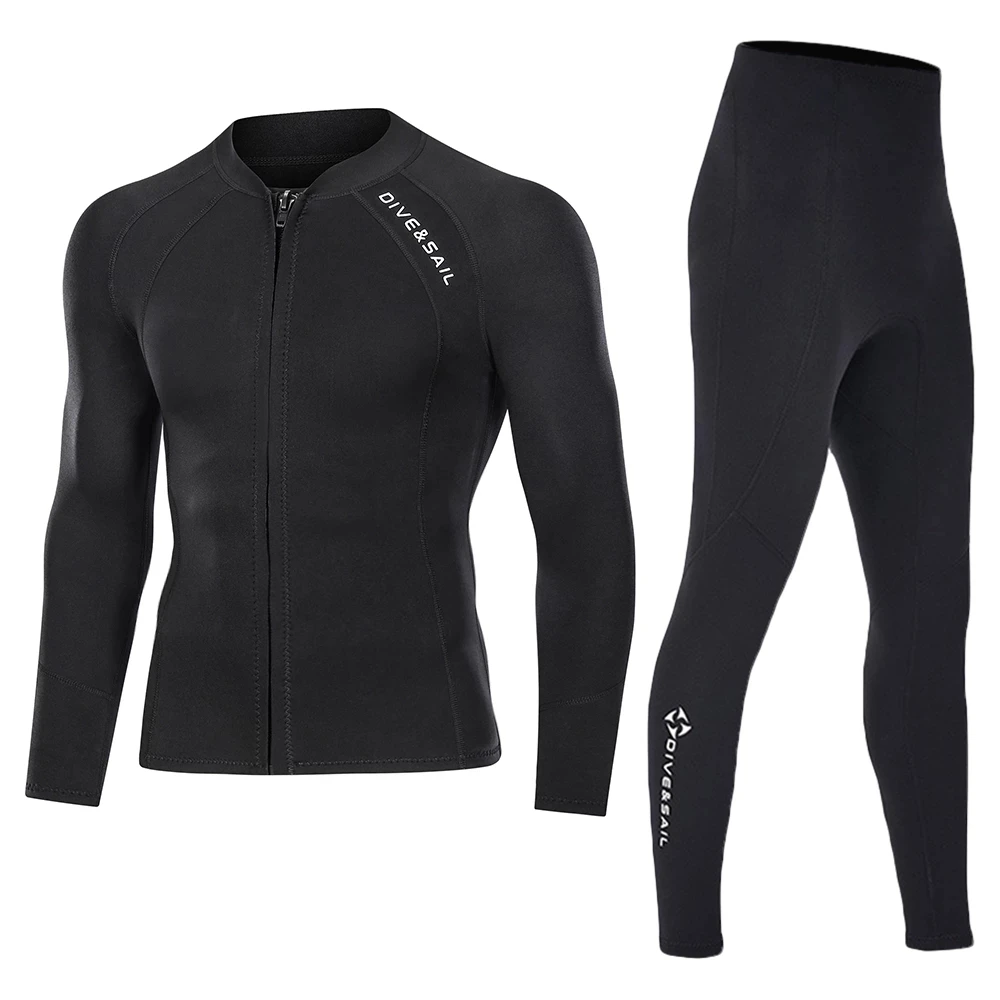 Неопреновый гидрокостюм 2 мм для мужчин женщин куртка штаны подводное плавание