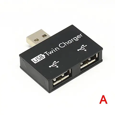 GRWIBEOU USB разветвитель для зарядки 2 портов
