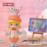 popmart molly auction series figure blind box action figure birthday gift kid toy birthday gift kid toy action figures kawaii