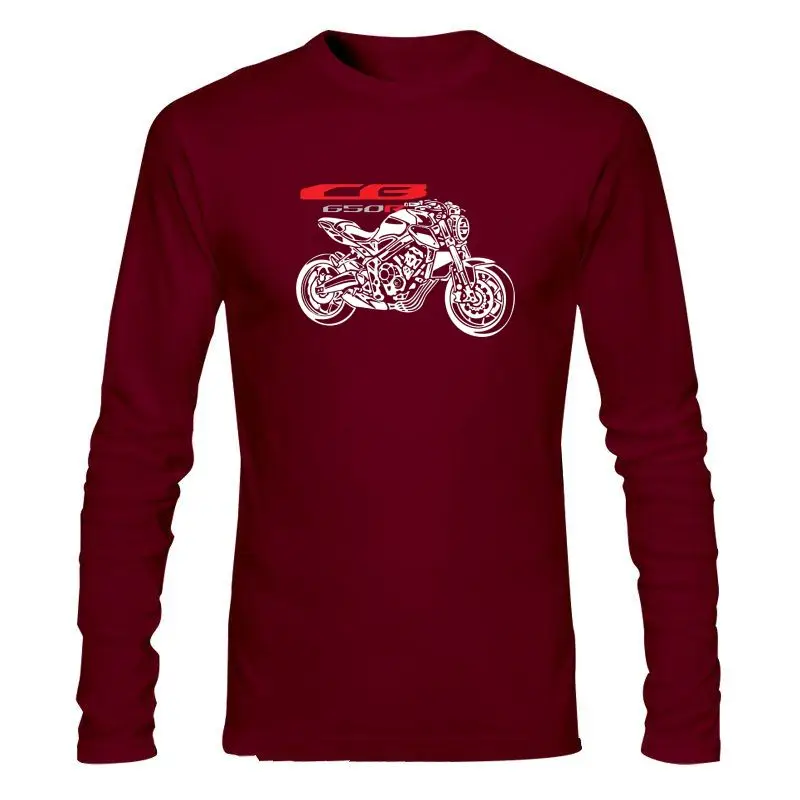 

Мужская одежда, футболка, Трикотажная хлопковая футболка, мотоциклетная футболка Moto Hon Cb650R Cb 650 R, летняя мужская приталенная футболка в стил...