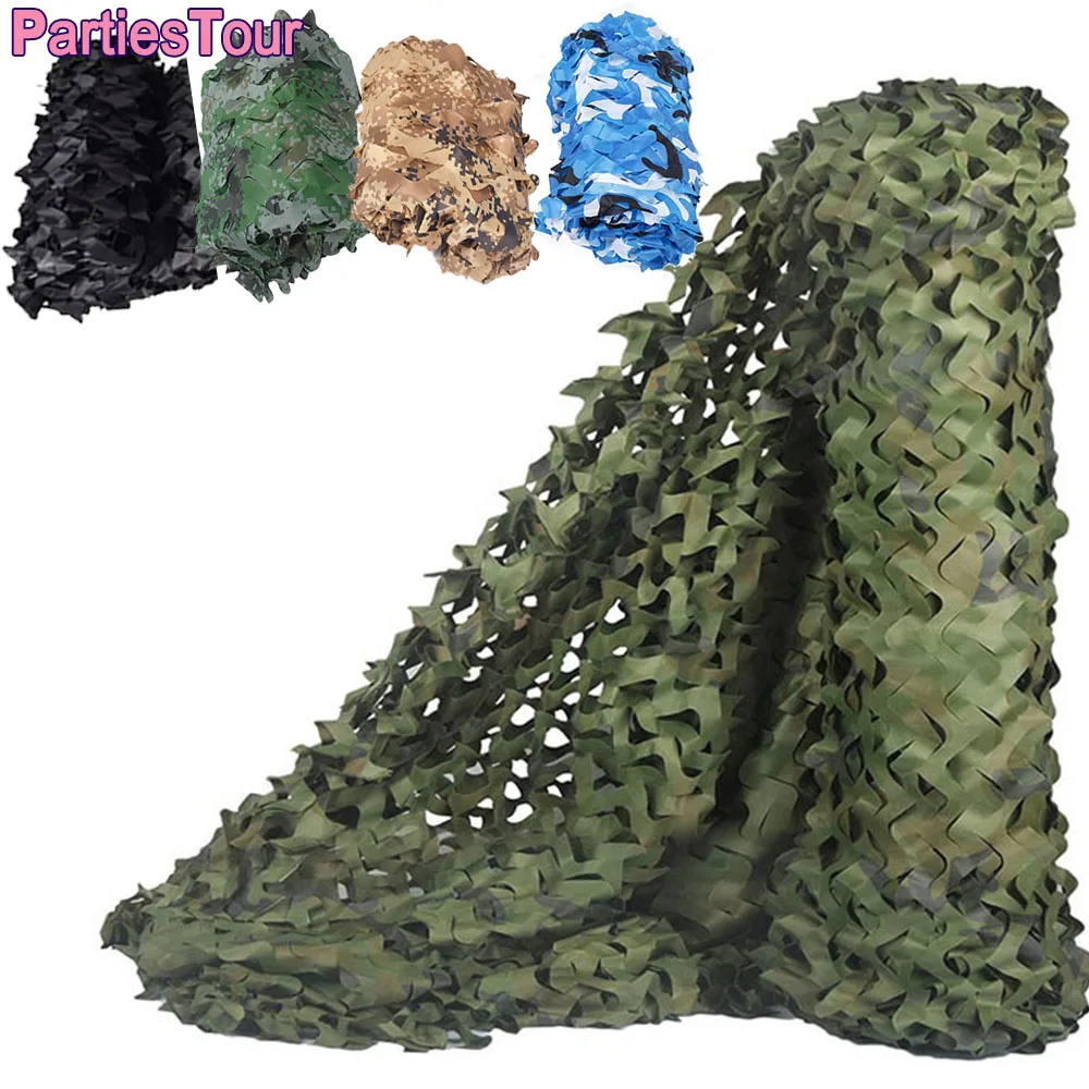 

Camouflage Netting Woodland Shooting Hide Army Camouflage Net Hunting Cover Camo Netting for Camouflage Themed Party Decortions