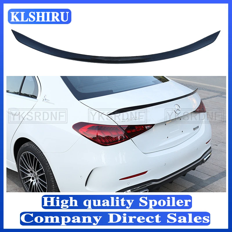

Спойлер для Mercedes W206, 4-дверный седан C-Class AMG /C63 Style C200 C260, задний крыло из АБС-пластика, неокрашенный и Лакированный цвет 2020-2022
