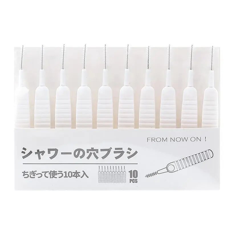 

10PCS Shower Nozzle Cleaning Brush Anti Clogging Pore Gap Spout Mini Hole Cleaning Brush Bathroom Cleaning Holes Accessories