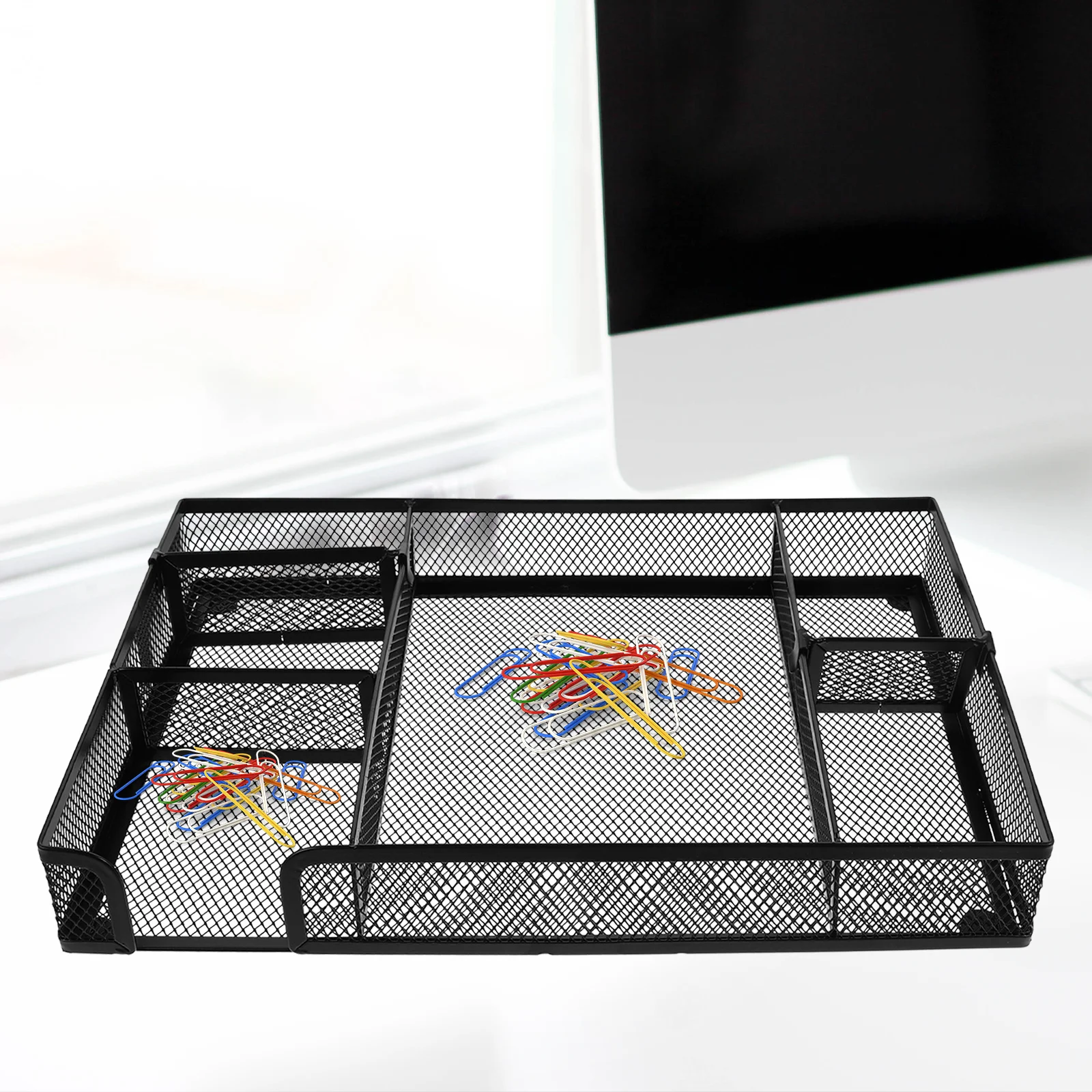 

Эстетические офисные принадлежности, органайзер для стола, сетчатый органайзер для файлов, держатель для папок магазинов