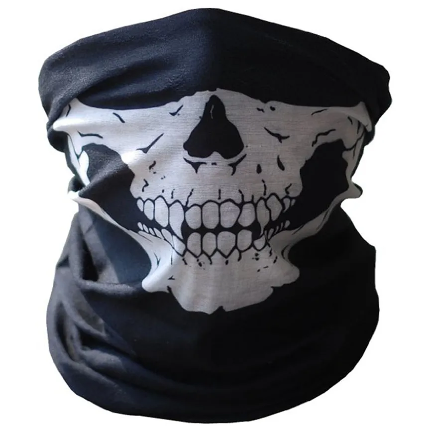 

Фестивальные маски с черепом Лыжный Череп Скелет волшебный велосипед Маска на половину лица призрачный шарф многофункциональная маска на половину лица