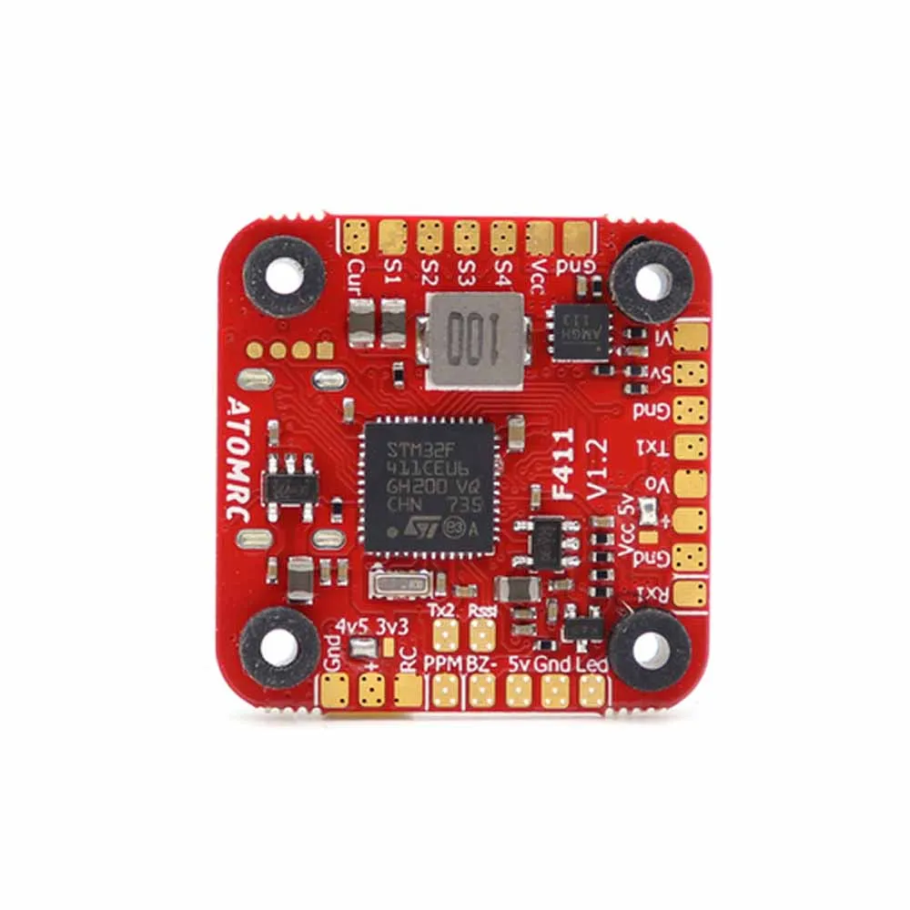 

20x20mm Mini 2-4S 2 Way MF411AT F4 Chip Flight Control Module Board with Type C Port 5V/3A BEC for FPV Racing Drone Quadcopter
