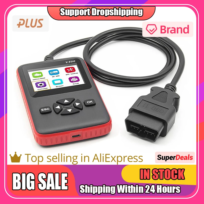 

Сканер для обнаружения ошибок автомобиля диагностический инструмент считыватель кодов диагностический инструмент для дизельного бензино...