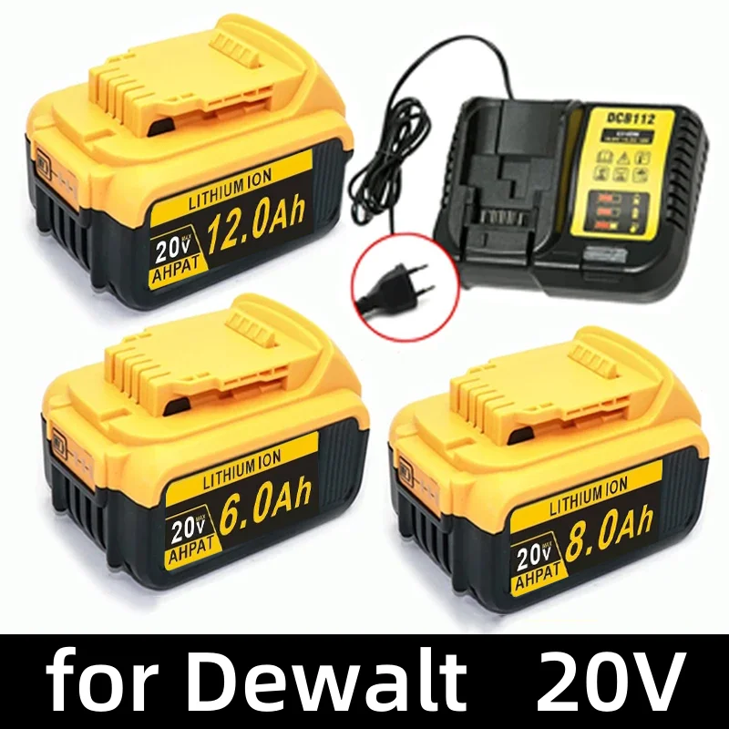 Аккумулятор 6 0 Ач/8 Ач/12 Ач 20 В для электроинструмента lpega DCB206 DCB205 DCB204-2