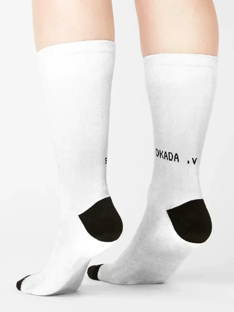 Окада.в. Omega 8bit Носки в стиле хип-хоп для спортзала Мужские носки женские