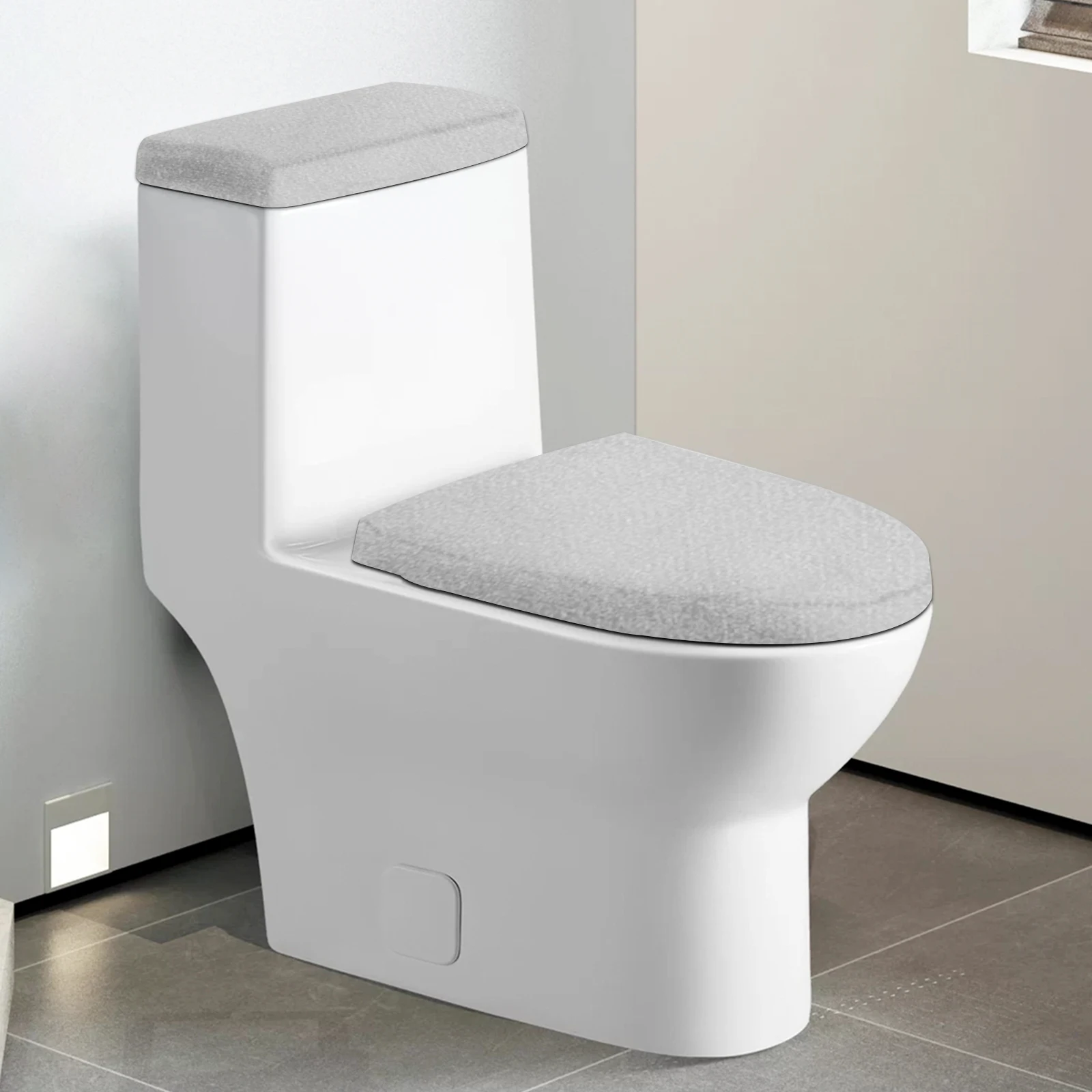 Экологичный хлопковый чехол на сиденье унитаза Linter универсальный эластичный