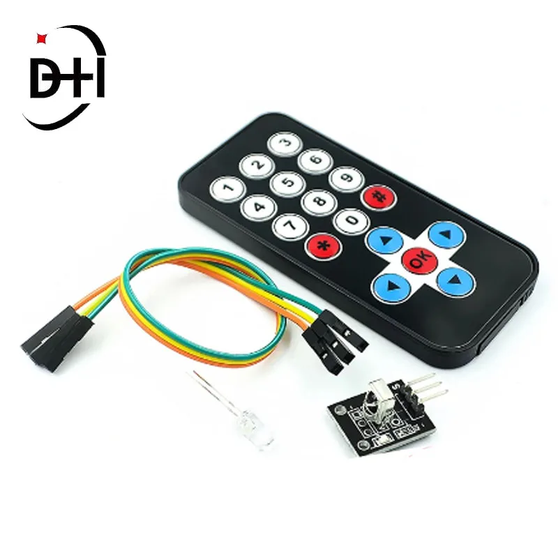 1LOT Infrared IR Wireless Remote Control Module Kits DIY Kit HX1838 For Arduino Raspberry Pi