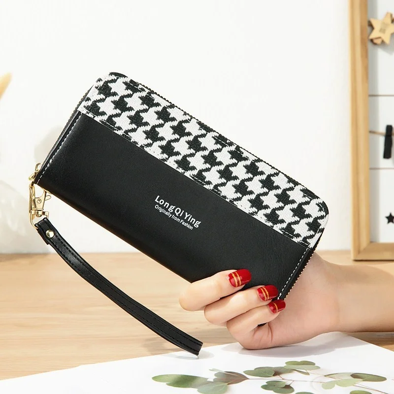 

New Women's Wallet Long Large Luxury Designer Brand Capacity Multifunctional Clutch Multiple Card Slots Simple Wallet
