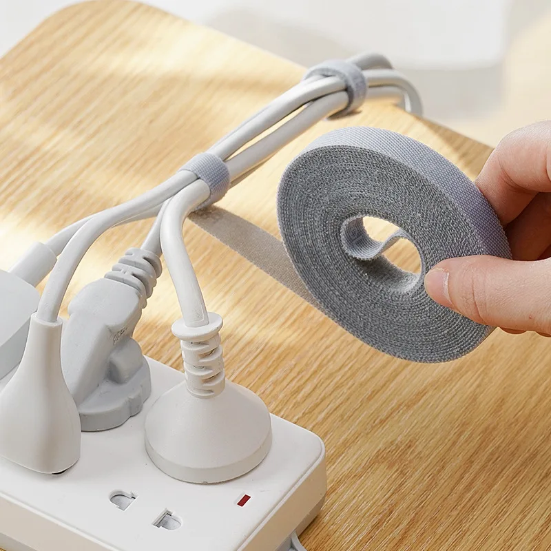 

1.5CMX3M 1 Piece Reusable Fastening Ties Point Break Ties For Desktop Storage And Organization