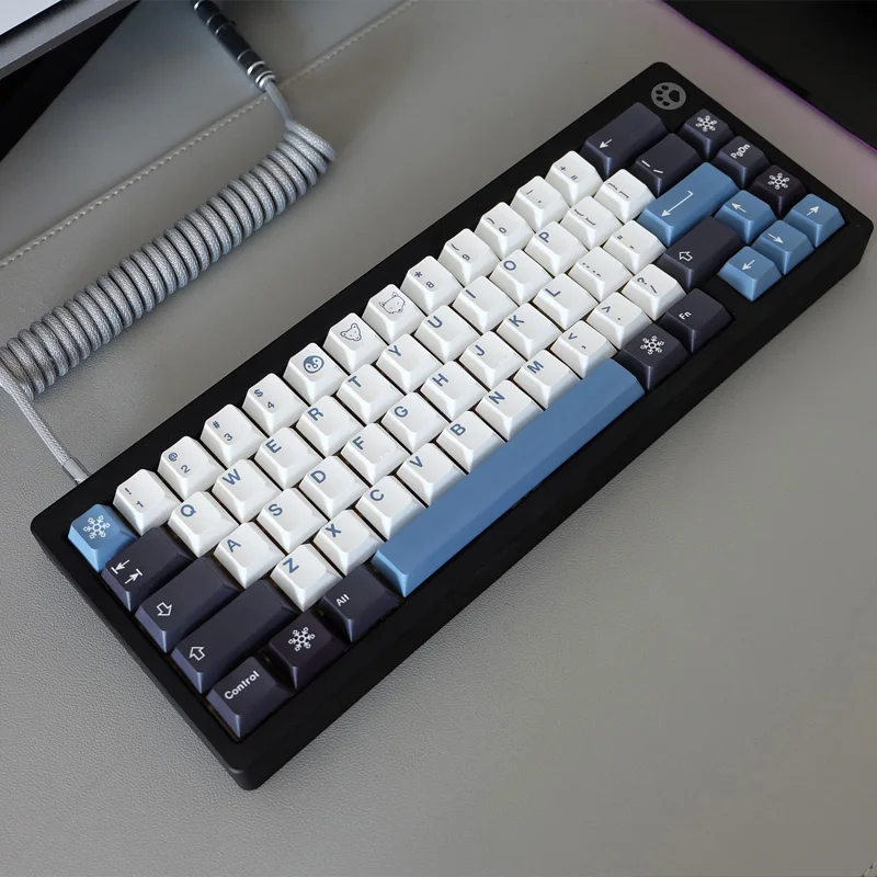 145 клавиш GMK Arctic Keycap Cherry Profile английская механическая клавиатура с сублимационной