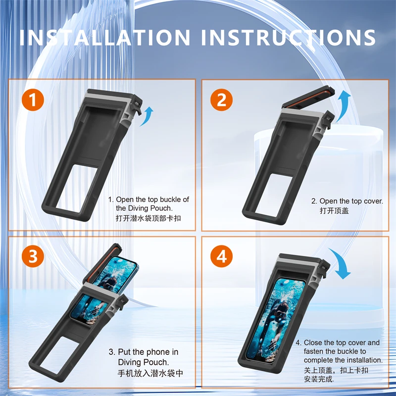 Роскошный Водонепроницаемый чехол для телефона Samsung Galaxy M55 M35 M15 M54 M34 M14 M53 M33 M23 M13 M62