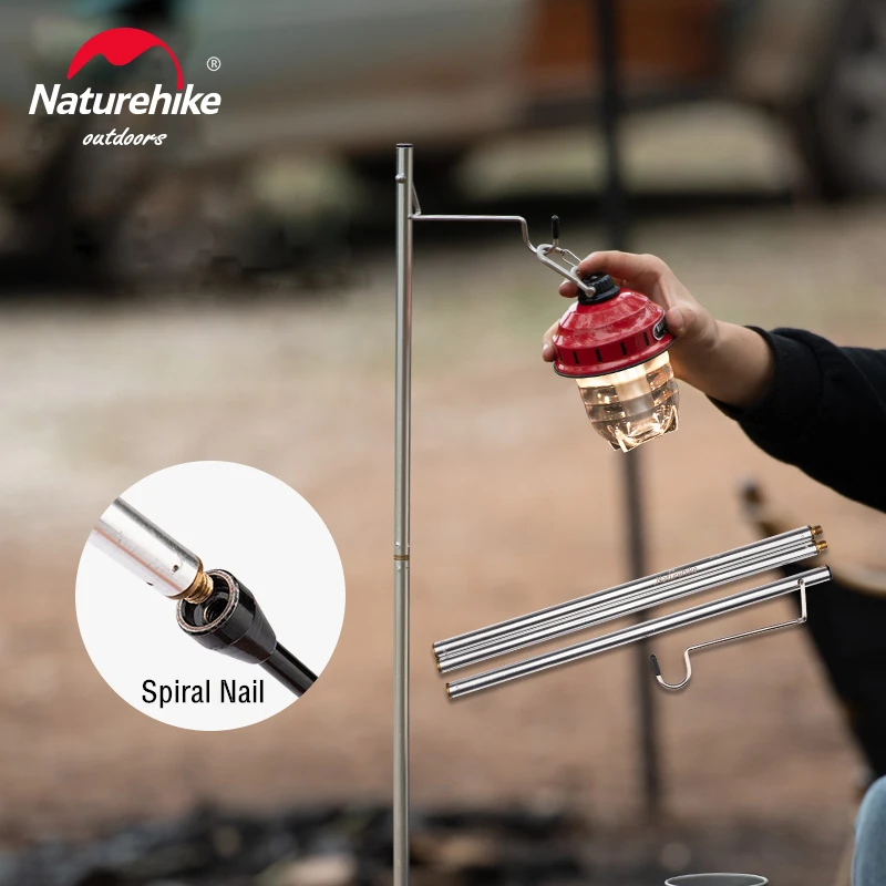 

Naturehike Lantern Hanger Outdoor Travel Lamp Stand Folding Tent Light Pole Lamp Hanger Portable Camping Equipment Lantern Stand