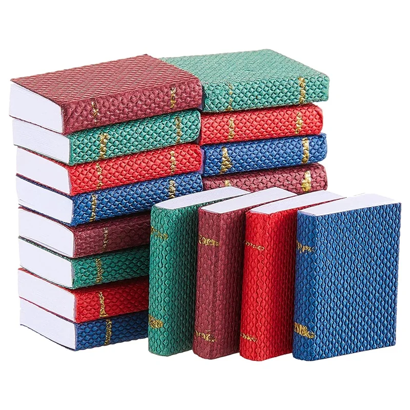 

20 Pieces 1:12 Scale Miniatures Dollhouse Books Timeless Miniatures Books Dollhouse Decoration Accessories
