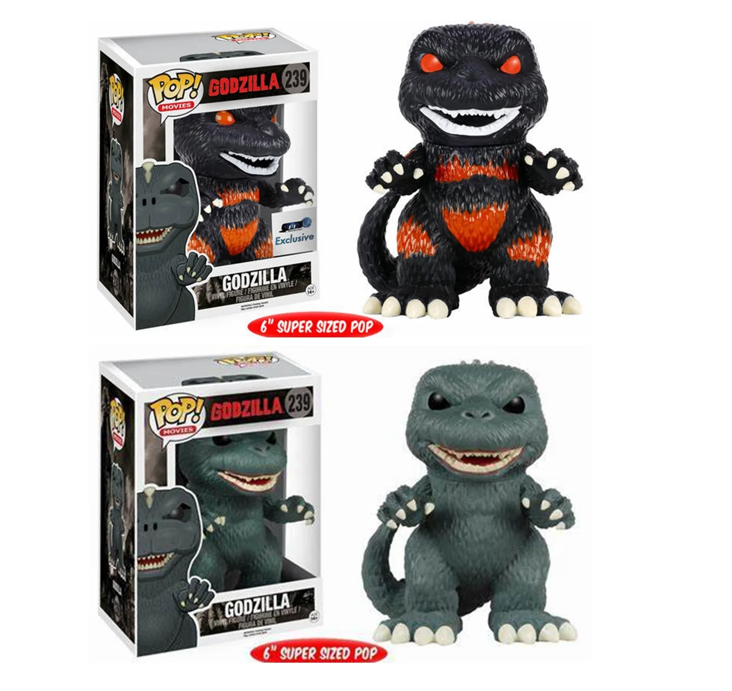 FUNKO POP фильмы Godzilla 239 # динозавр коллекционные модели игрушки эксклюзивные ПВХ