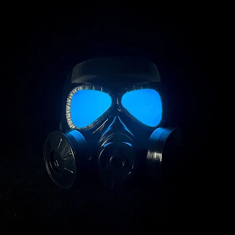 Женская маска оригинальные очки с подсветкой на все лицо модель газовой