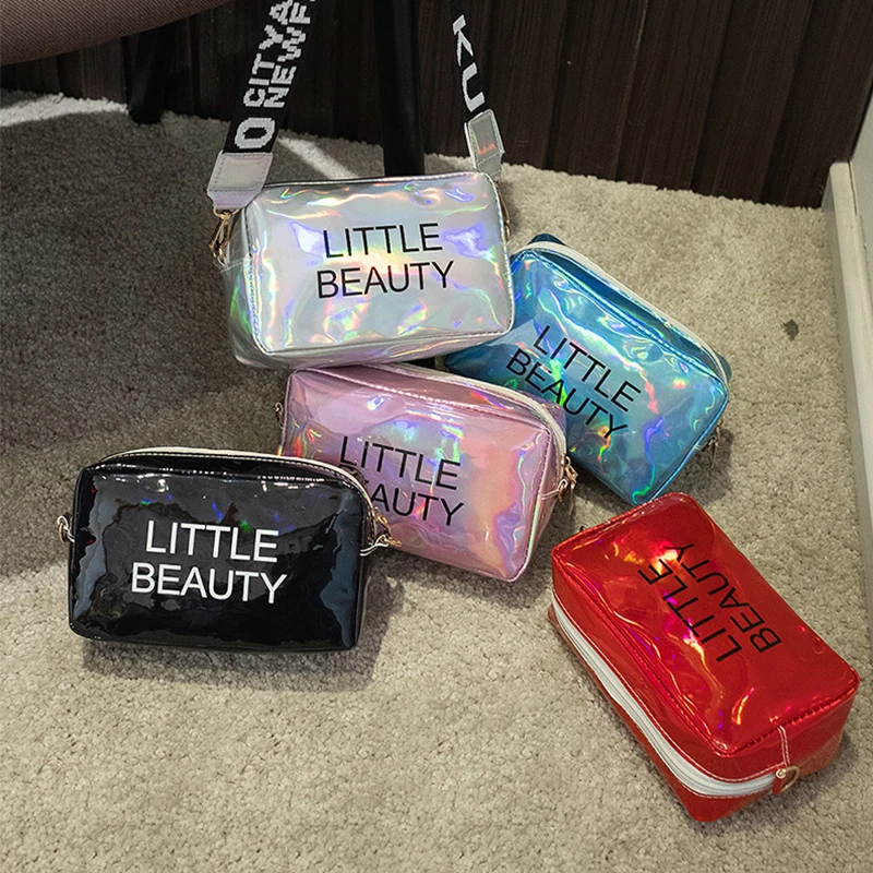 2022 трендовая лазерная сумка через плечо для женщин и девушек ПВХ Желейная мини