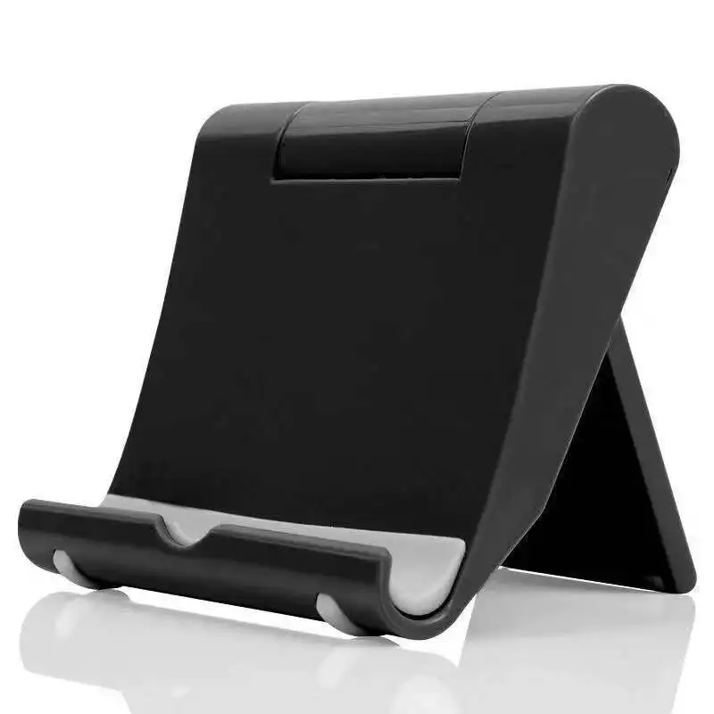 

Color box packaging Universal Folding Table Cell Phone Support Plastic Holder Desktop Stand for Your Phone Tablet Support
