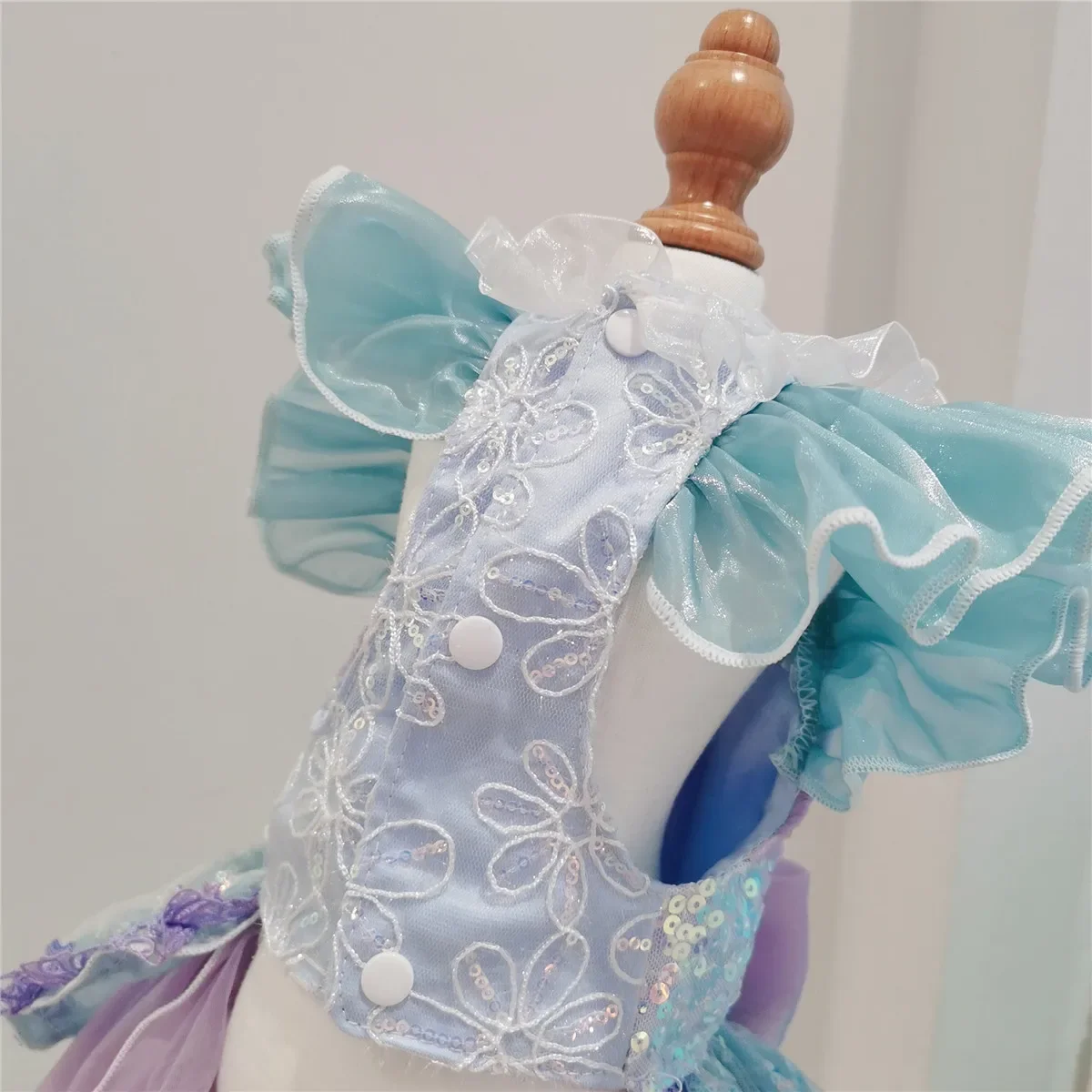 Роскошные костюмы высокого класса для щенков чистые ручной работы с кристаллами