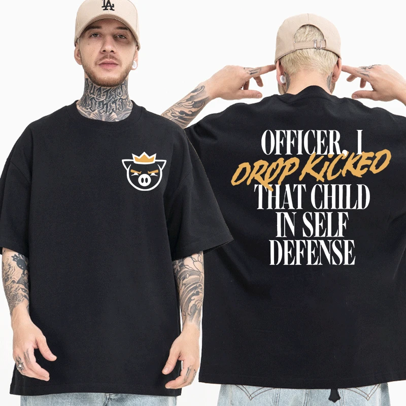 Technoblade Self Defense Dream Team SMP MCYT Merch Print T-shirt Men Women 2022 Fashion Casual Cotton T Shirts Unisex Tops Tees