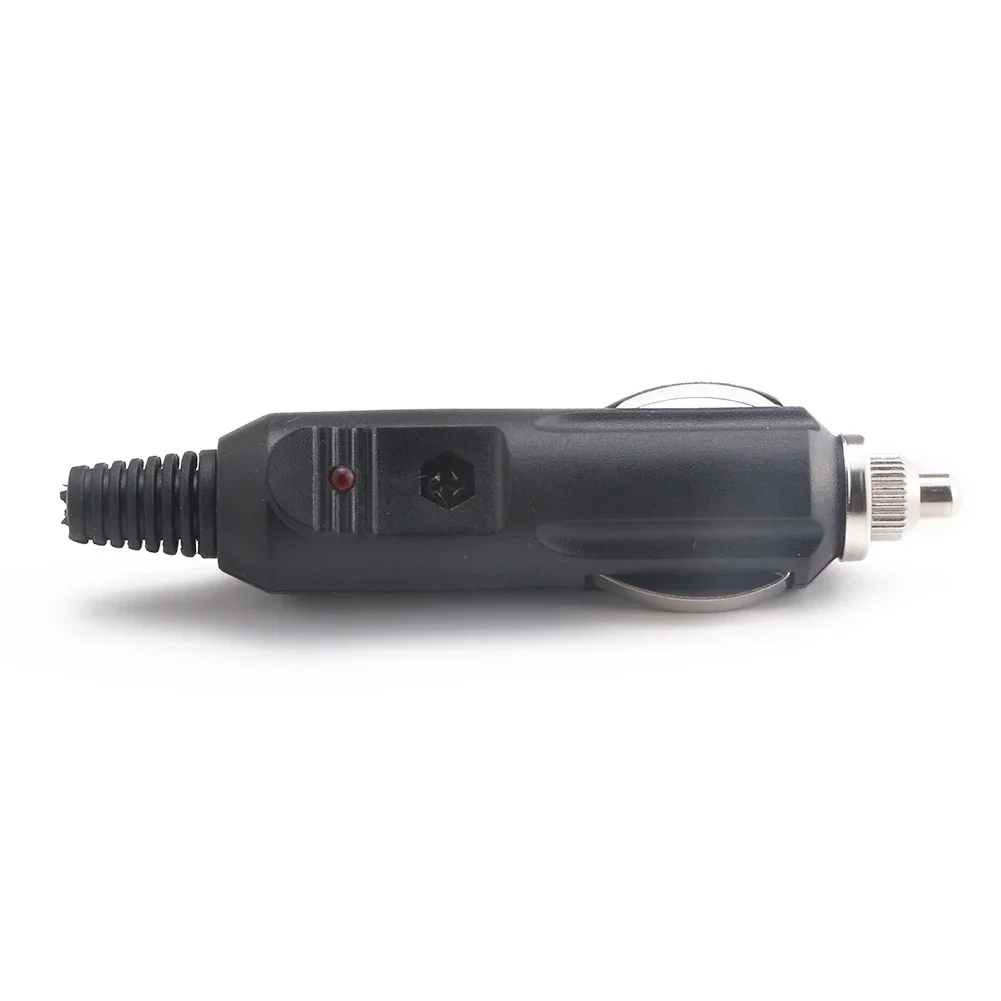 

10 шт., мужской автомобильный прикуриватель, разъем с предохранителем, красный светодиод 12-24 В, 10 А