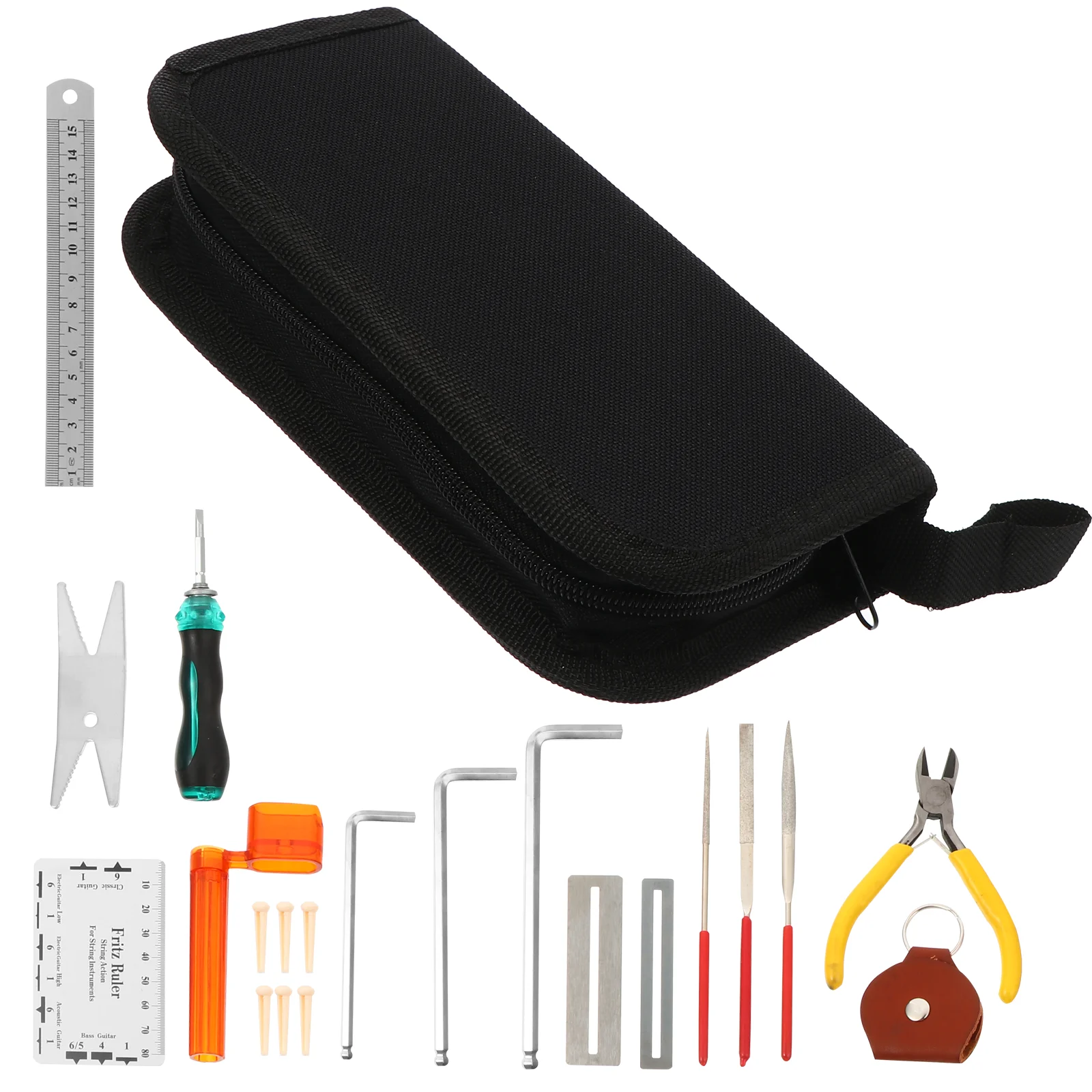 

1 Set Guitar Tools Complete Guitar Repair Tools String Maintenance Tools String Repairing Tools Care Set Of Tools