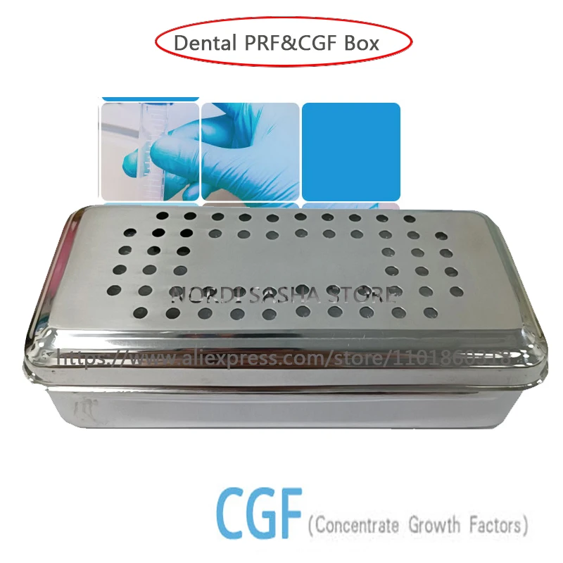 Dental GRF System PRF Box Platelet Rich Fibrin Set Bone Graft Implant Surgery Membrane Kit Stainless Steel Dentistry Instruments