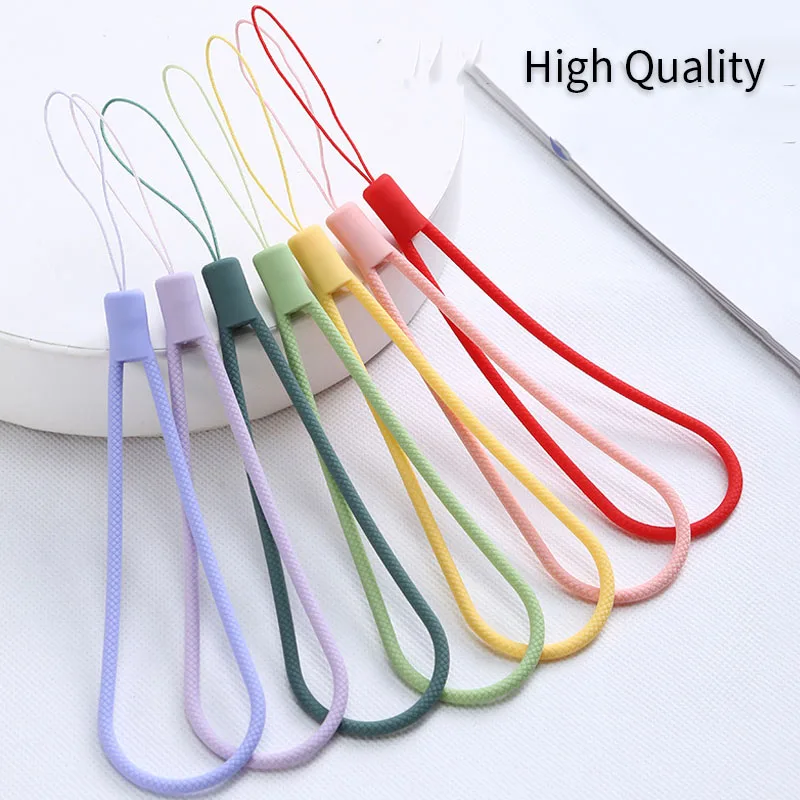 

Silicone Wrist Straps Hand Lanyard Charms for Mobile Phone Camera Keys Cord Chain Cute Lanyard Keychain Keycord Hanging