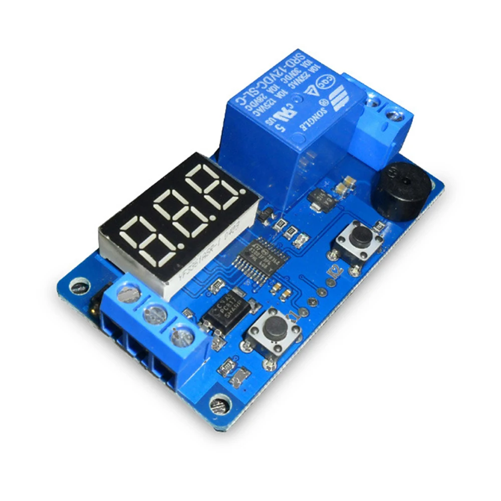 

DC 12V Timer Cycle Relay Digital LED Delay Timer Relay Board Control Switch Trigger Programmable Module for Car Auto with Buzzer